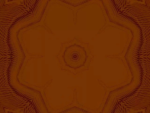 Tunnel ya Neon Brown Mandala Oval VJLoops 4:3 Classic 60fps Hifadhi ya Skrini