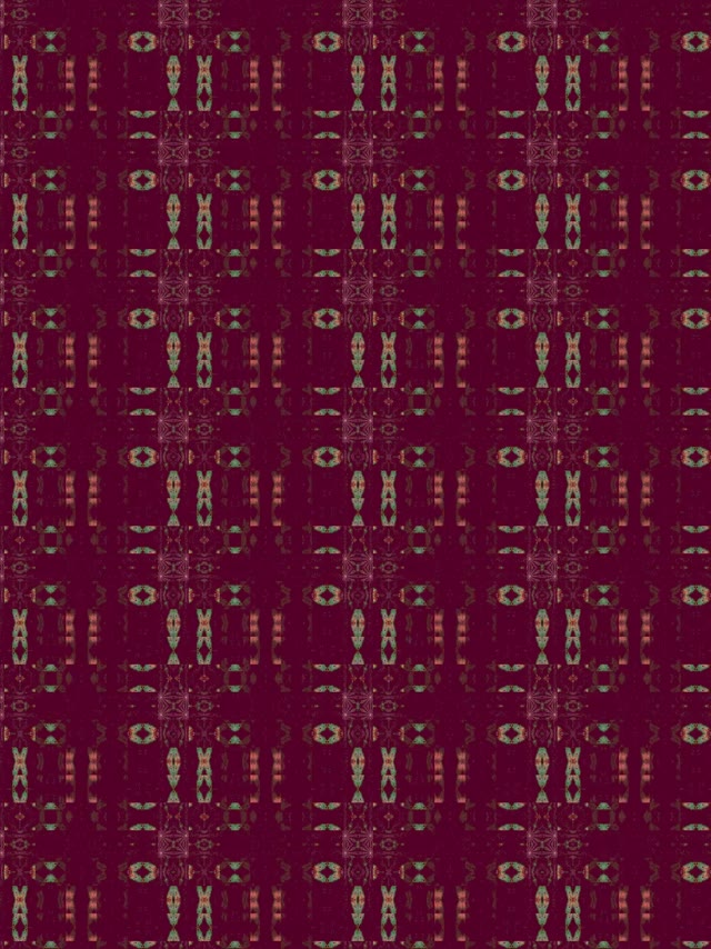 Burgundy Geometric Neon Tunnel VJ Loop 3:4 iPad 60fps Screensaver