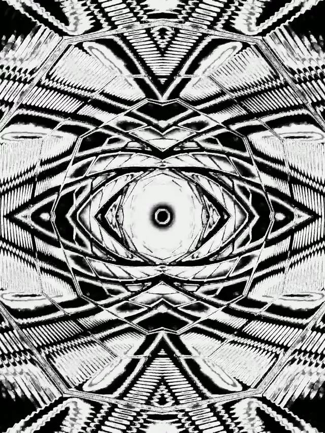 შ&თ ნეონის გვირაბი თვალი ეკრანმზოგი 3:4 iPad Portrait 60fps Vj Loop