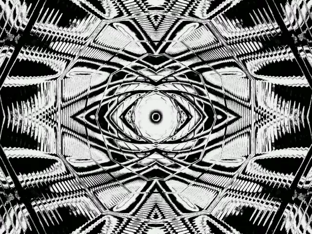 Č&B Neon Tunel Oko Ohranjevalnik Zaslona 4:3 Klasičen 60fps Vj Loop PC