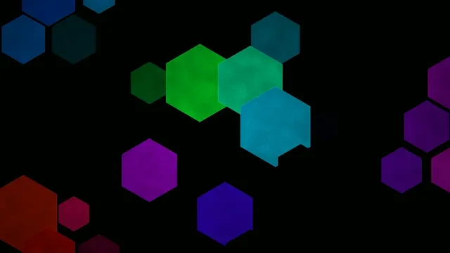 Colorful 3D Hexagons Motion Graphics Animation