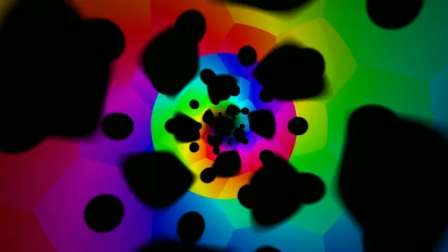 Colorful Abstract Neon Blobs Motion Graphics