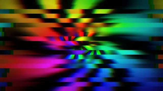 Colorful Digital Glitch Effect 4K Motion