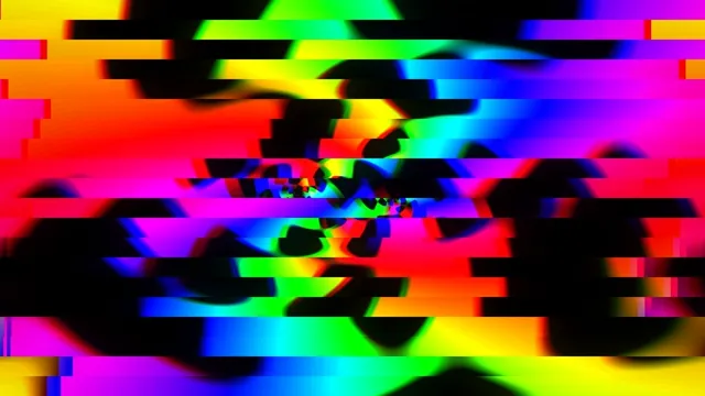 Colorful Digital Glitch Effect 4K Ultra HD