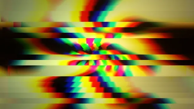 Colorful Digital Glitch Effect Abstract Motion