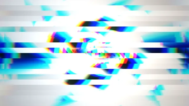 Colorful Digital Glitch Effect Animation 4K