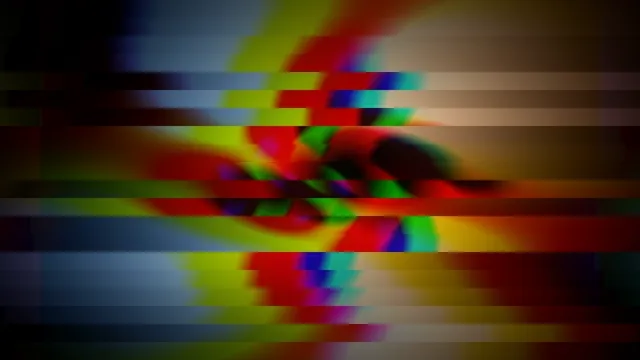 Colorful Digital Glitch Effect Motion Background 4K