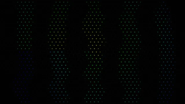 Colorful Digital Matrix Animation with Glowing Symbols