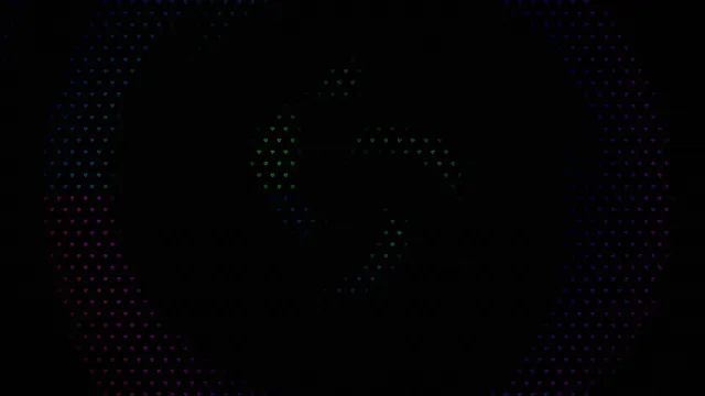 Colorful Digital Particles Wave Animation 4K