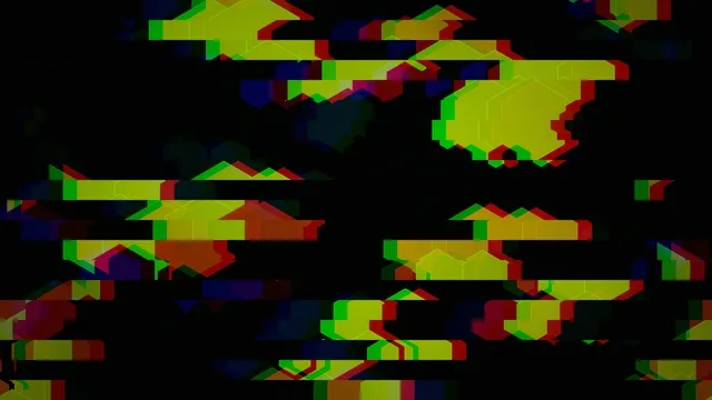 Colorful Geometric Glitch Animation 4K Ultra HD