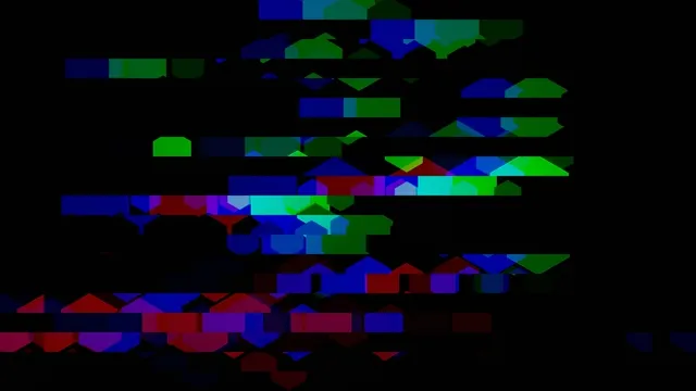 Colorful Geometric Shapes Motion Graphics 4K