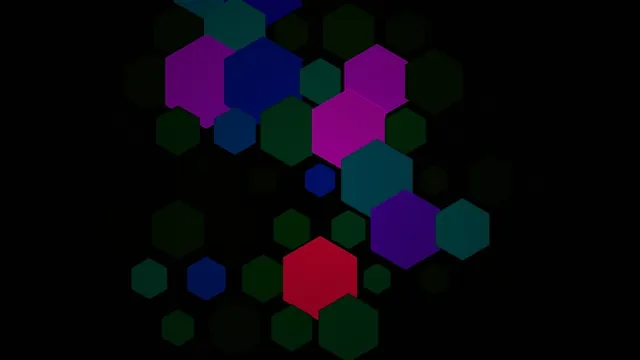 Colorful Hexagon Mosaic Animation 4K