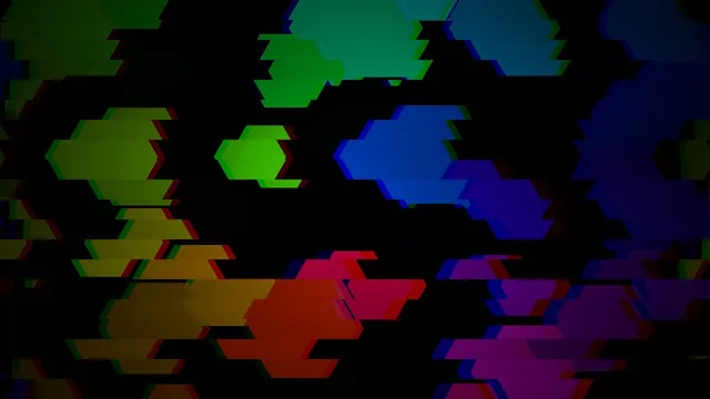 Colorful Hexagon Motion Graphics Animation 4K