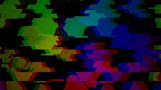 Colorful Hexagonal Tiles 4K Motion Graphics