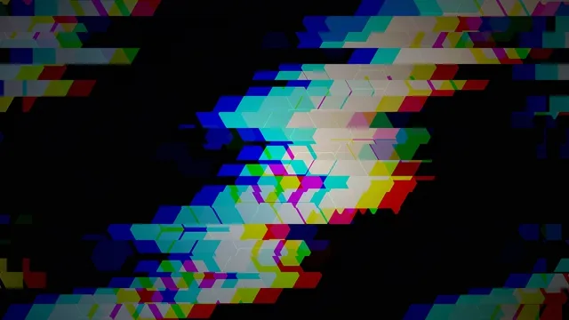 Colorful Hexagonal Tiles Motion Graphics 4K
