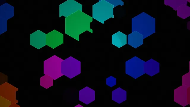 Colorful Hexagons 3D Motion Graphics Animation