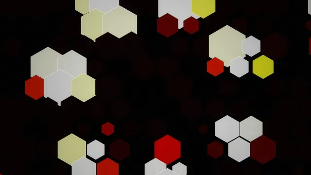 Colorful Hexagons 4K - Abstract Geometric Animation