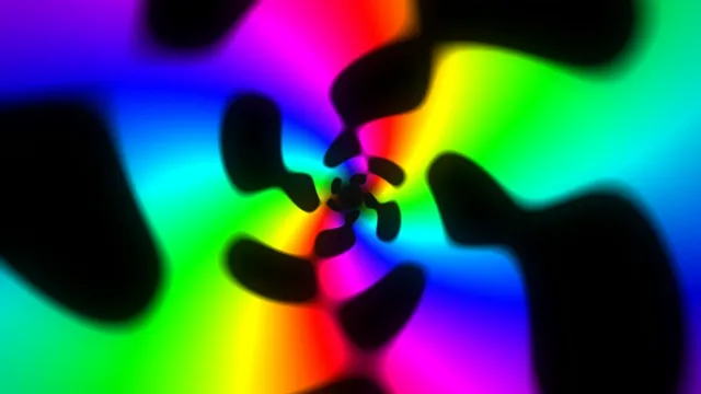 Colorful Neon Abstract Liquid Motion Background