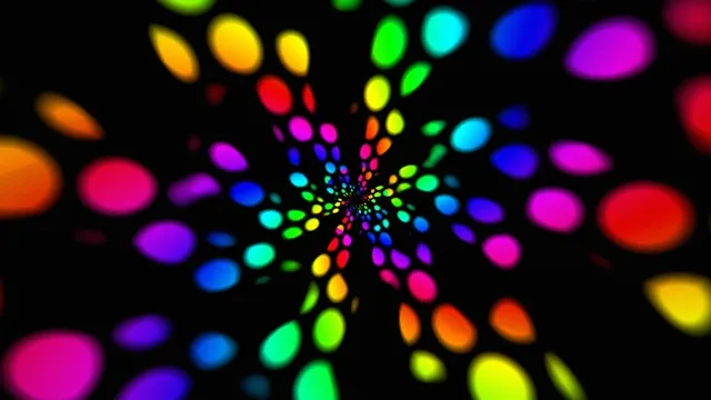 Colorful Neon Particles Burst 4K Ultra HD