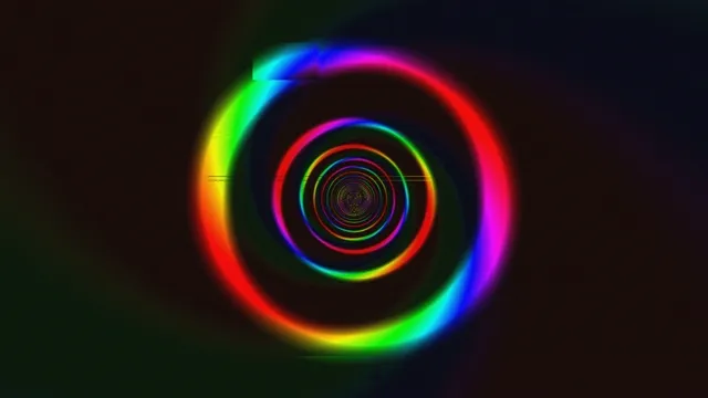 Colorful Neon Spiral Loop Animation 4K