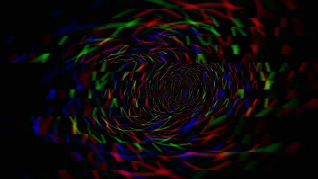 Colorful Neon Spiral Tunnel 4K Abstract Motion