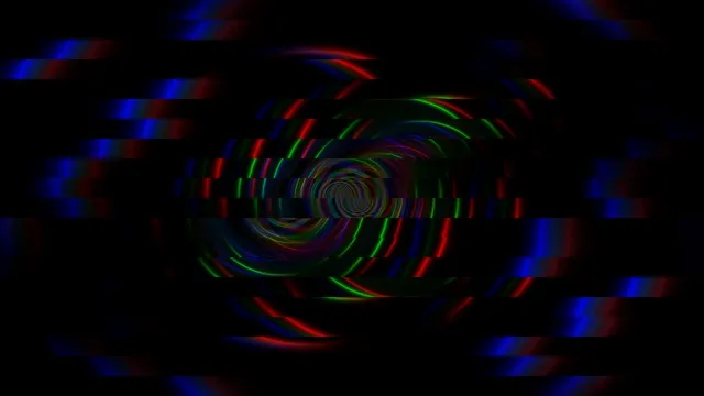 Colorful Neon Spiral Vortex 4K Abstract Animation