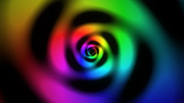 Colorful Neon Spiral Vortex Animation