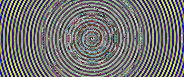 Neon Tunelis Spirāles Virpulis VJLoops 2.39:1 Cinemascope 60fps Animācija Skrīnsveids