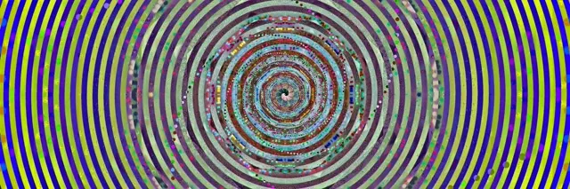 מנהרת ניאון קונצנטרית היפנוטית | 3:1 Screensaver | VJ Loop 60fps