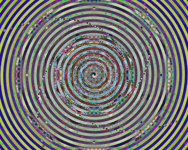 霓虹隧道螺旋漩渦 5:4 工業 60fps VJLoops 螢幕保護程式