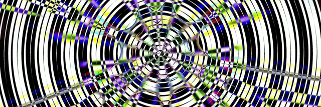 Neon Tunnel Spiraling Vortex 3:1 Triple Wide 60fps VJ Loop Screensaver