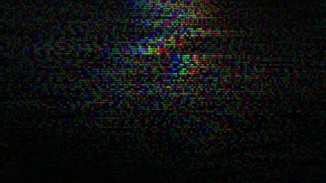 Colorful pixelated digital rain 4K UHD motion background loop