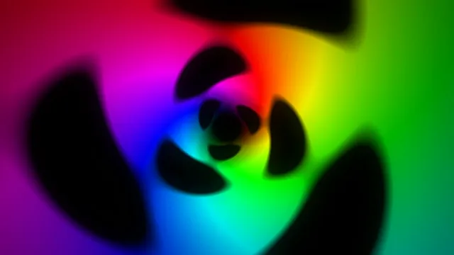 Colorful Rainbow Gradient Light Leak Abstract