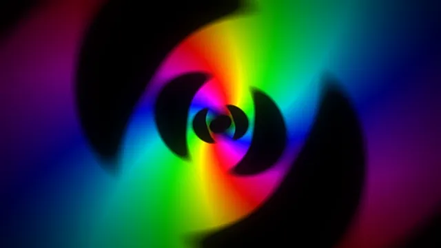 Colorful Rainbow Spiral Light Motion Background
