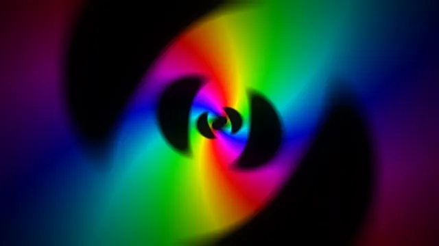 Colorful Rainbow Spiral Light Tunnel Animation