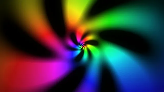 Colorful Rainbow Spiral Vortex 4K Motion Background