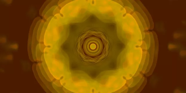 Concentric Circle Neon Tunnel | 2:1 Univisium | 60fps VJ Loop Screensaver