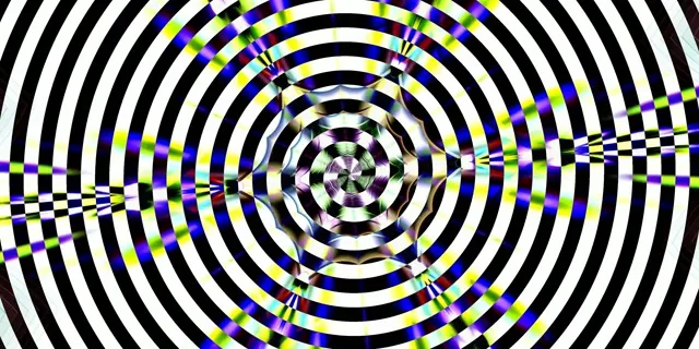 Concentric Circle Neon Tunnel 60fps Screensaver | Dual Screen VJ