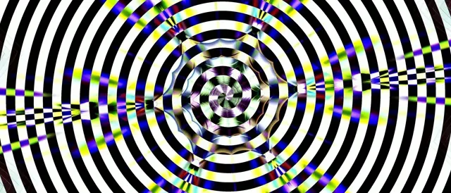 Concentric Circle Neon Tunnel 60fps Screensaver | Ultrawide VJ Loop