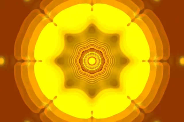 Concentric Star Neon Tunnel 3:2 Surface 60fps VJ Loop Screensaver