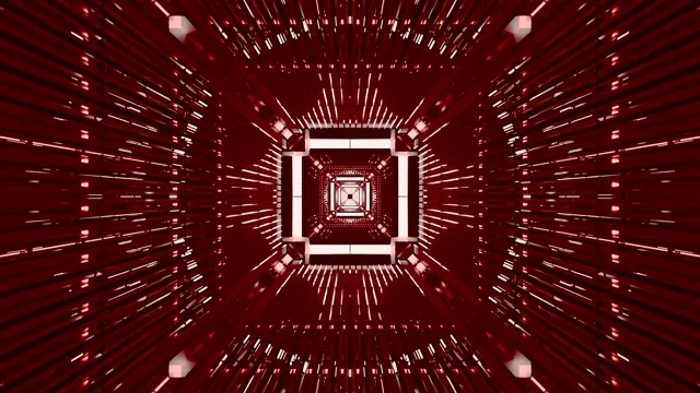 Кървав Кубичен Тунел Скрийнсейвър 4K UHD 60fps Live Wallpaper