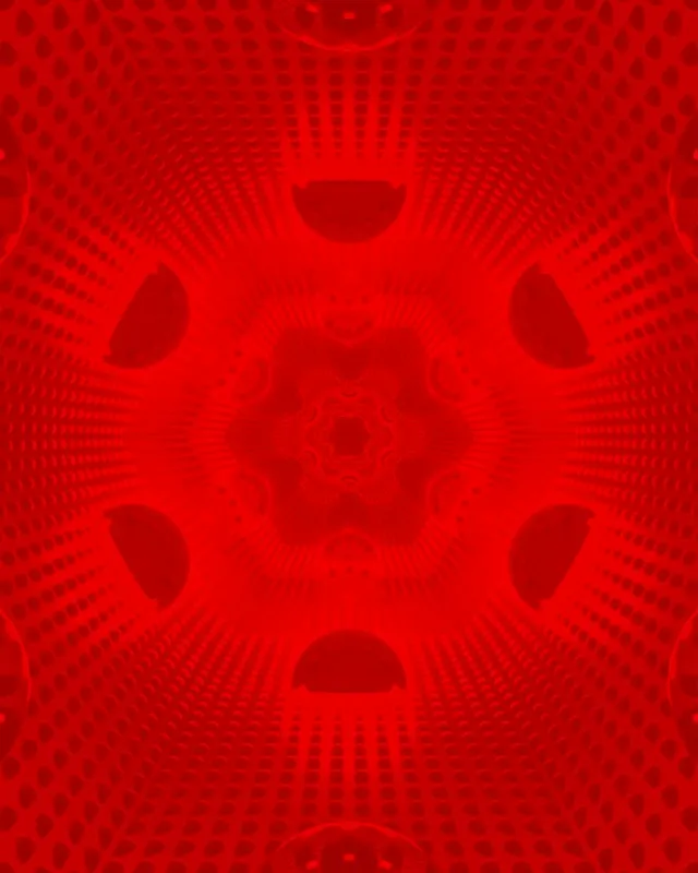 रेड नीऑन टनल हेक्सागन स्टार बर्स्ट VJ Loop 4:5 इंस्टाग्राम 60fps स्क्रीनसेवर