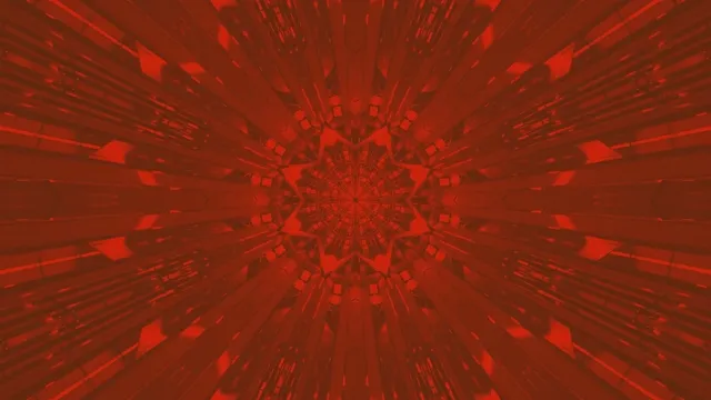 深紅曼陀羅霓虹隧道 4K UHD 60fps 螢幕保護程式動態背景