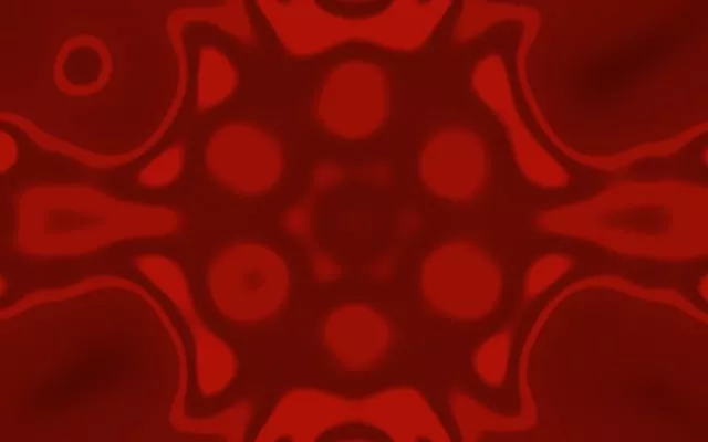 Red Neon Tunnel Pulsating Circles VJ Loop 16:10 MacBook 60fps Screensaver
