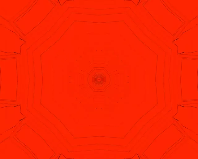 5:4 Industrial Neon Tunnel Pulsating Octagon Vortex 60fps VJ Loop Screensaver