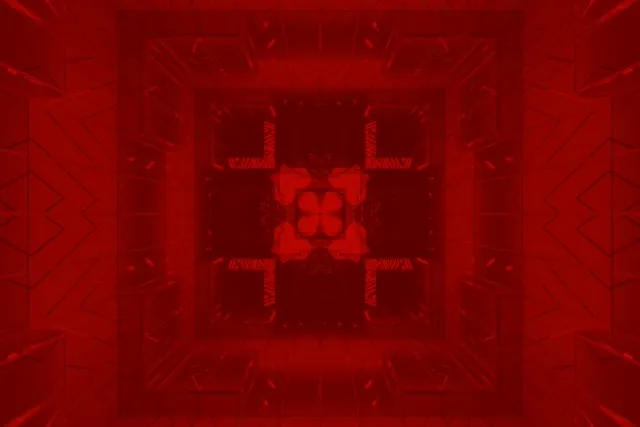 Túnel de Neó Vermell Vòrtex Diamant Pulsant 3:2 60fps VJLoops Protector de Pantalla