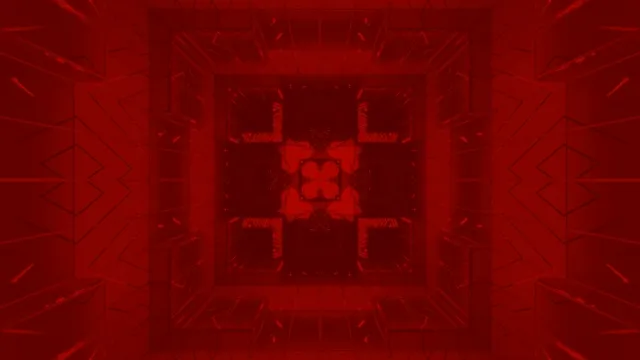 صفحه نمایش تونل نئون قرمز تیره 4K 60FPS پس زمینه حرکت