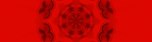 紅色碎形曼陀羅霓虹隧道 32:9 超超寬螢幕 60fps 螢幕保護程式 VJ Loop