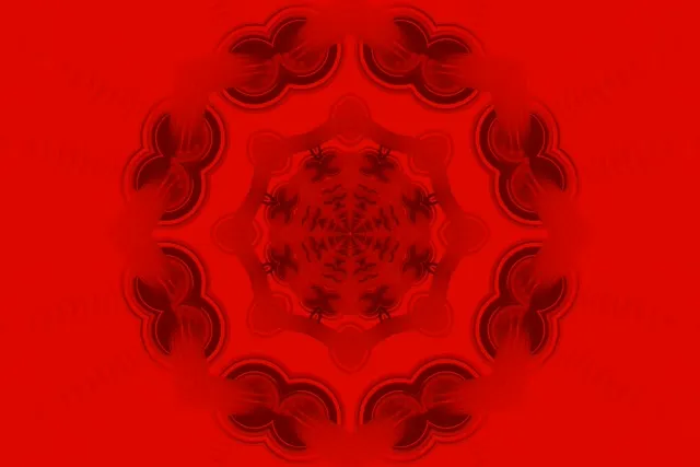 Mandala Vermella Túnel Neón VJLoops 3:2 Surface 60fps Protector Pantalla