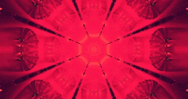 Terowong Neon Kirmizi Berputar screensaver 4K UHD 60fps screensaver pc